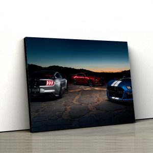 1 tablou canvas 3 Mustang cars