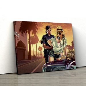 1 tablou canvas GTA Police