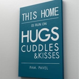1 tablou canvas this home HUGS