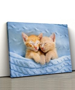 Tablou canvas Animale - Pisicute sub patura