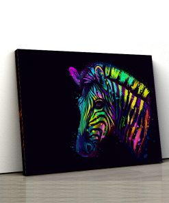 Tablou canvas Animale - Rainbow Zebra