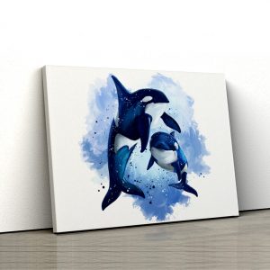 1 tablou canvas Balene