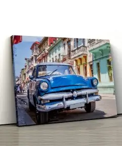 1 tablou canvas masina clasica americana in Havana Cuba