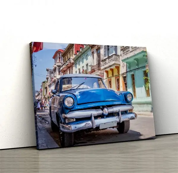 1 tablou canvas masina clasica americana in Havana Cuba